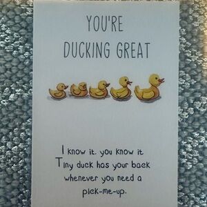 30 “You’re Ducking Great” inspirational duck themed pocket gifts